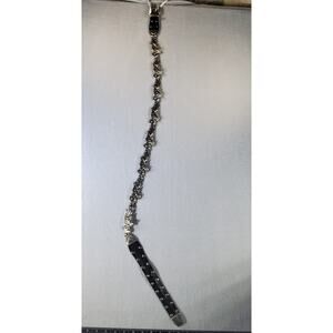 Vintage Y2K Motorcycle Metal Chain Belt Chopper Biker Rocker Size Large L